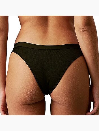 Braguitas de baño para mujer Calvin Klein Jeans Curved Delta