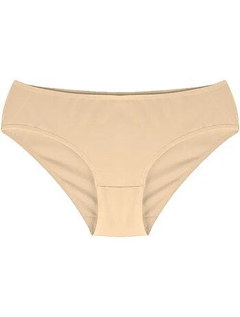Braguitas de punto jersey de algodón de tiro bajo, pack de 3 penti