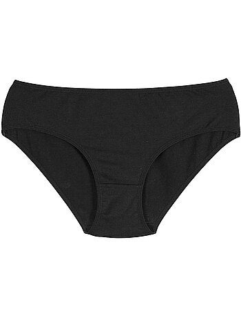 Braguitas de punto jersey de algodón de tiro bajo, pack de 3 penti