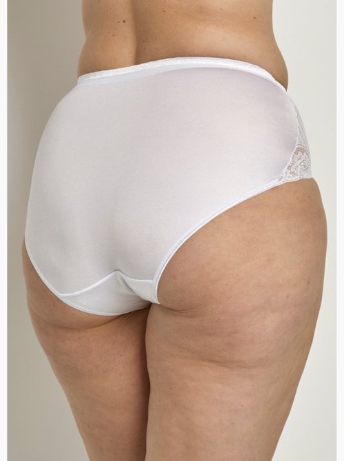 Braguitas envolventes de encaje de talle alto - pack de 2 - Afibel - Kiabi