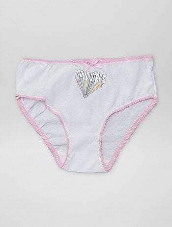 Braguitas estampadas - pack de 3