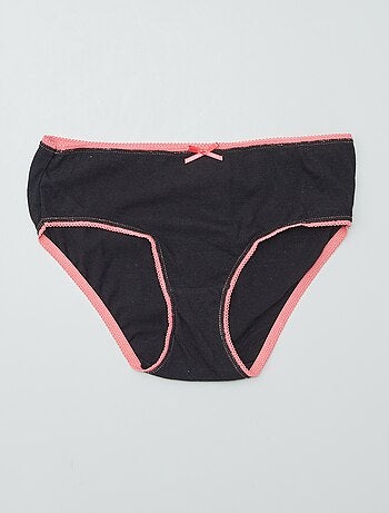 Braguitas estampadas de algodón - pack de 3