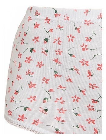 Braguitas estampadas de talle alto - paquete de 4 - Afibel