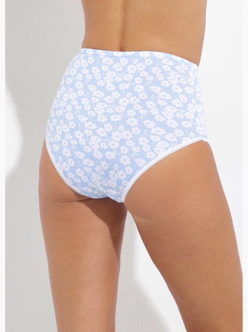 Braguitas estampadas talle alto - pack de 4 - afibel - Kiabi Braguitas estampadas talle alto - pack de 4 - afibel - Kiabi