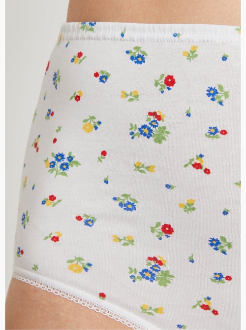 Braguitas estampadas talle alto - pack de 4 - afibel - Kiabi Braguitas estampadas talle alto - pack de 4 - afibel - Kiabi