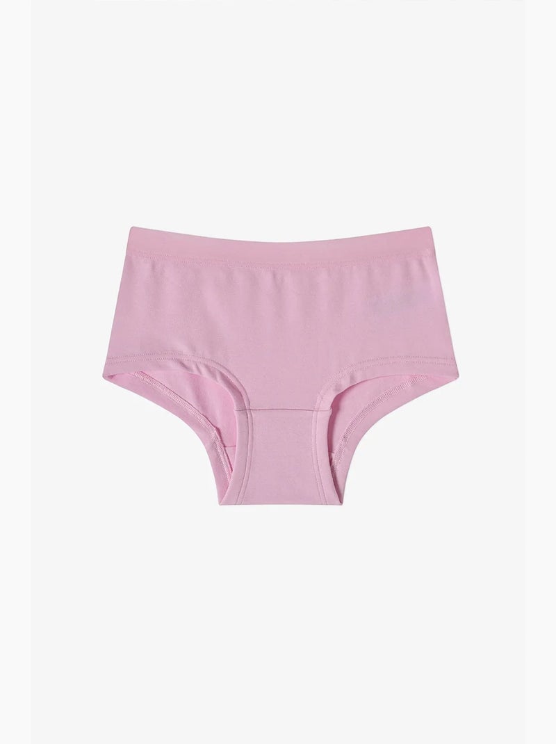 Braguitas hipster básicas, pack de 3 penti Negro Rosa Blanco - Kiabi