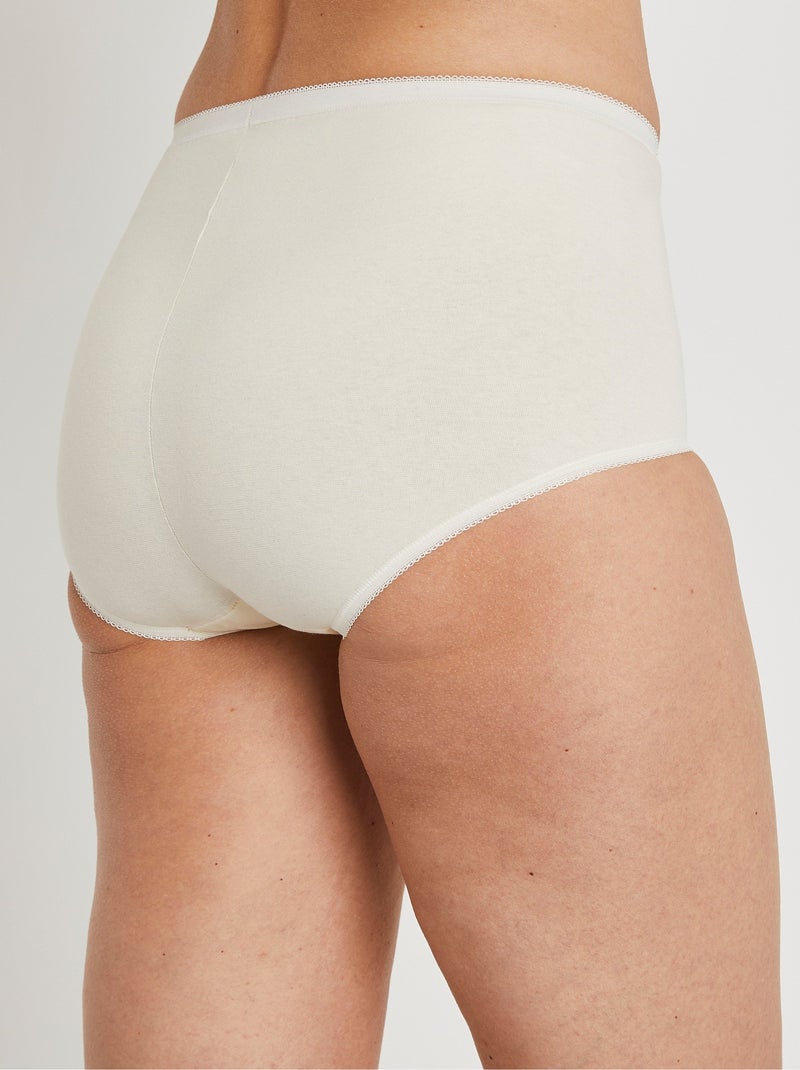 Braguitas moldeadoras de cintura alta - Afibel Beige - Kiabi
