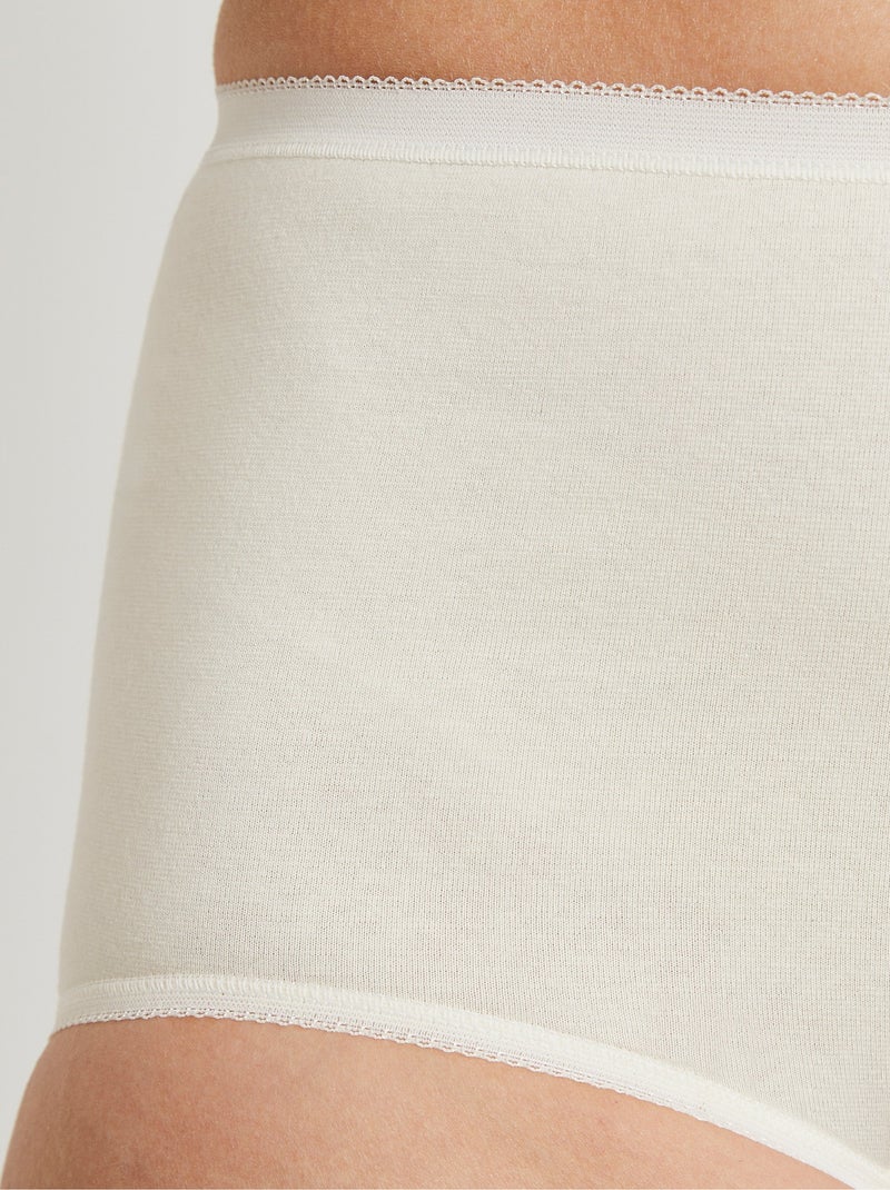 Braguitas moldeadoras de cintura alta - Afibel Beige - Kiabi