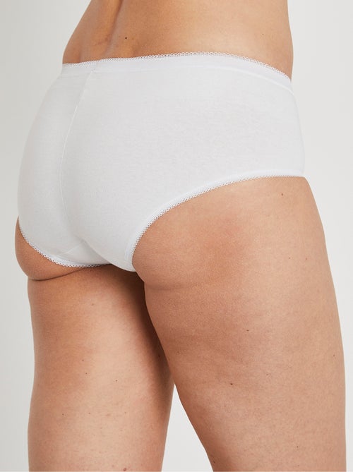 Braguitas moldeadoras de cintura normal - pack de 3 + 1 GRATIS - Afibel - Kiabi