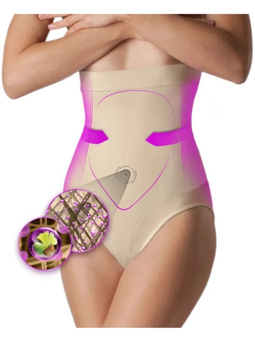 Braguitas moldeadoras de talle alto con efecto adelgazante - Kiabi