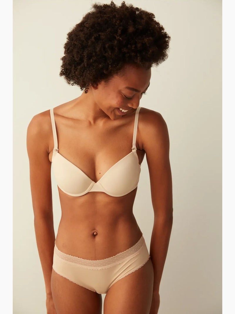 Braguitas slip ligeras y cómodas penti Beige arcilla - Kiabi