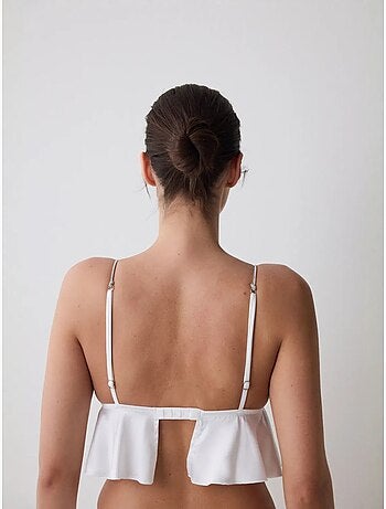 Bralet de satén arrugado para mujer penti