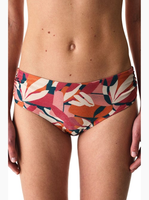 Brayana fruncido brillante braguita de bikini de tiro medio penti - Kiabi Brayana fruncido brillante braguita de bikini de tiro medio penti - Kiabi
