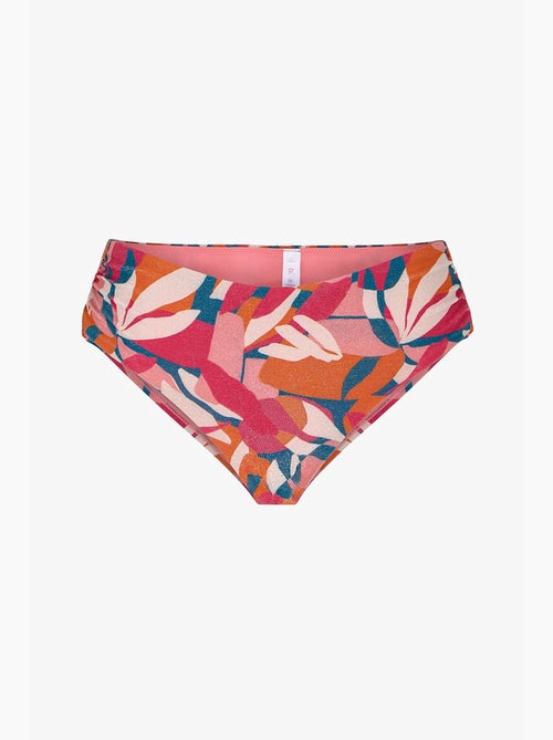 Brayana fruncido brillante braguita de bikini de tiro medio penti - Kiabi Brayana fruncido brillante braguita de bikini de tiro medio penti - Kiabi