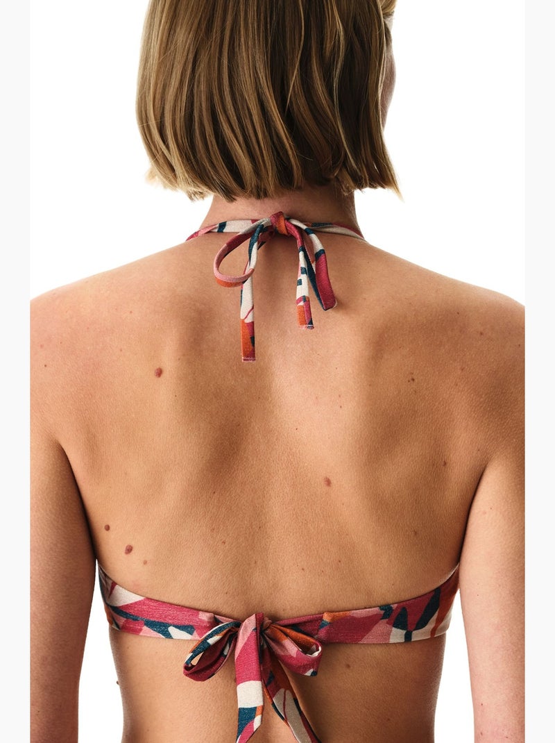 Brayana hot top de bikini brillante penti Rosa fluo - Kiabi
