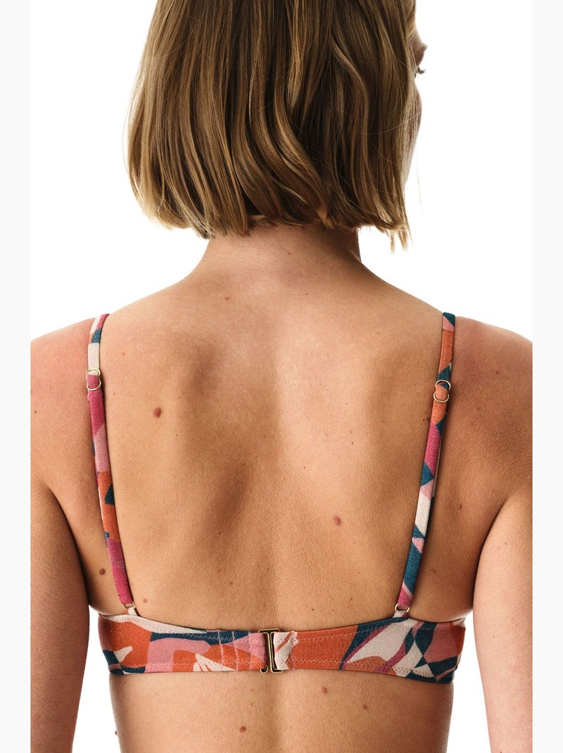 Brayana top de bikini push up con lentejuelas penti Rosa fluo - Kiabi