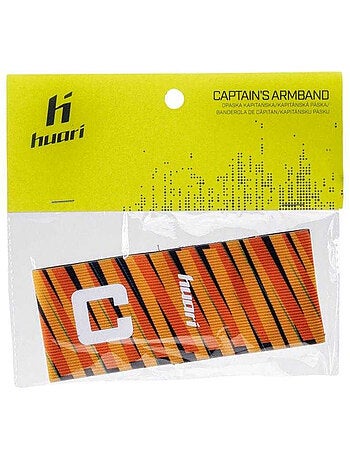 Brazalete de capitán diseño de rayas logotipo - huari