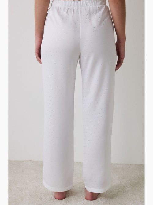 Bridal delicate pantalón de pijama de satén penti - Kiabi Bridal delicate pantalón de pijama de satén penti - Kiabi