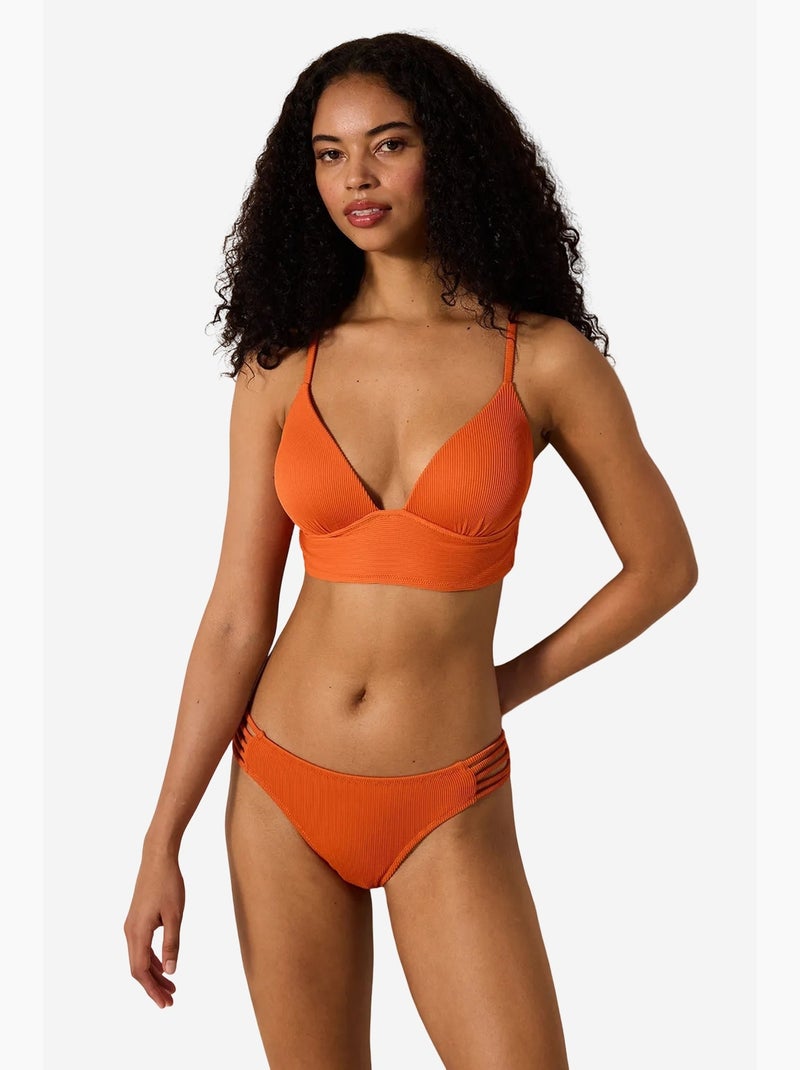 Brigett chic braguita de bikini texturizada penti Naranja - Kiabi