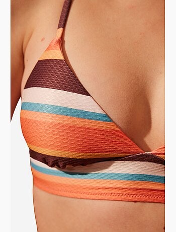 Brisa bralette de bikini a rayas penti