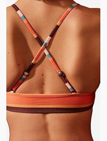 Brisa bralette de bikini a rayas penti