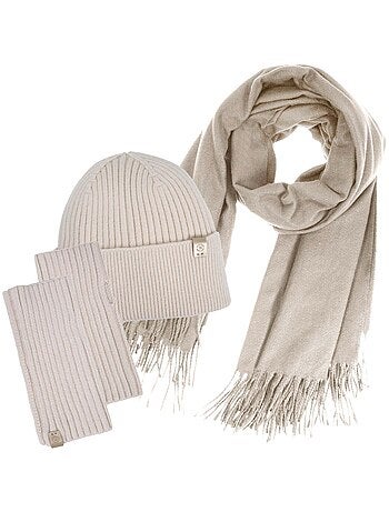 Bufanda a cuadros, ultra suave mujer Isotoner