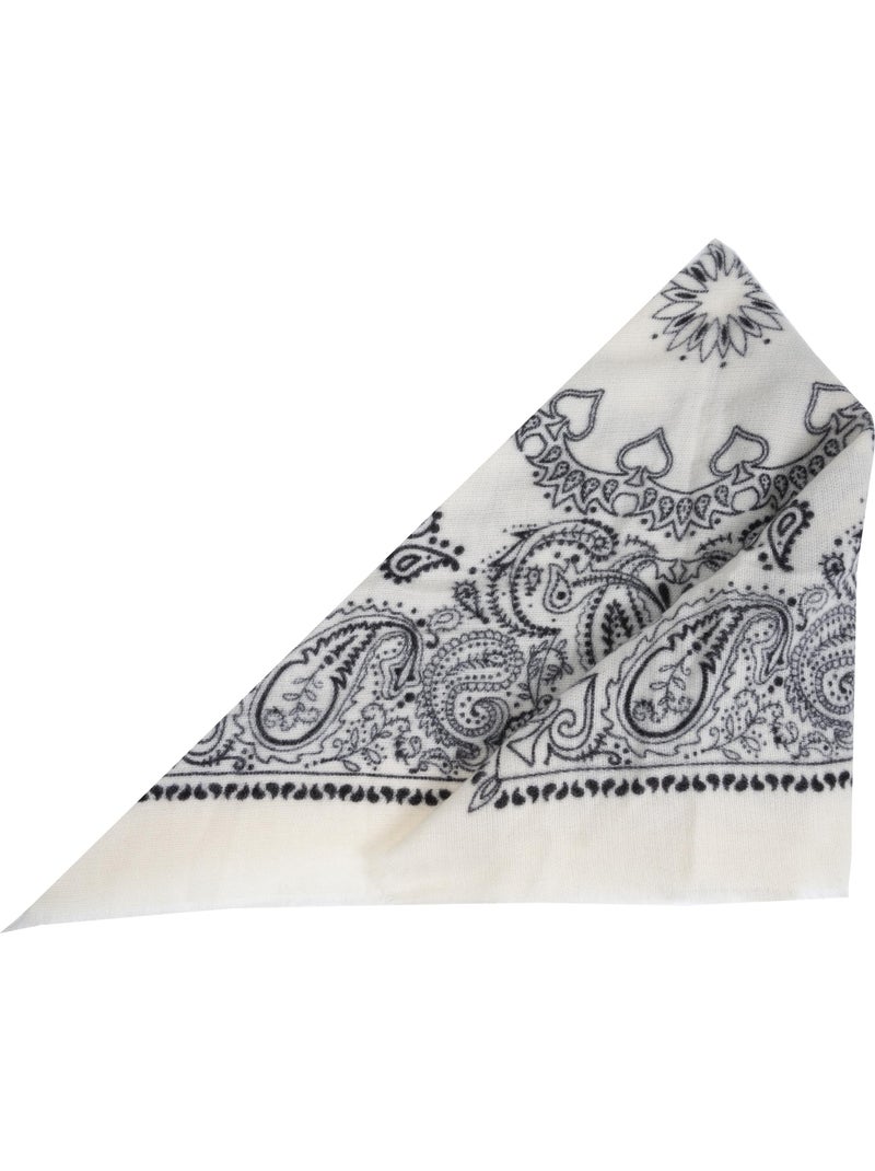 Bufanda acrílico ultra suave, cálido y muy cómodo, 90 x 90 cm mujer isotoner Blanco - Kiabi