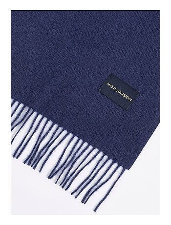 Bufanda clásica con flecos y lana - AFIBEL