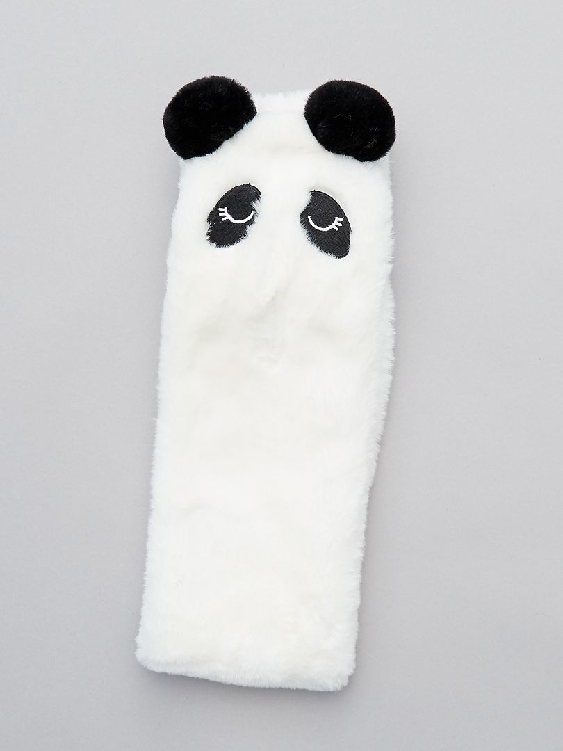 Bufanda con trabilla 'panda' Blanco - Kiabi