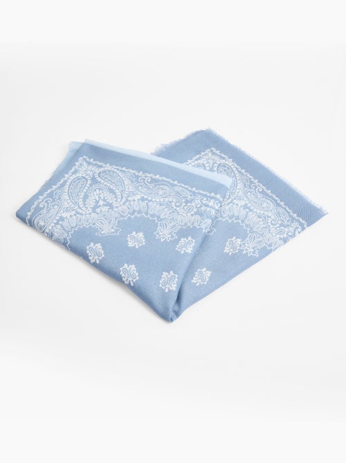 Bufanda cuadrada, patrón de bandana degradado - AFIBEL - Kiabi