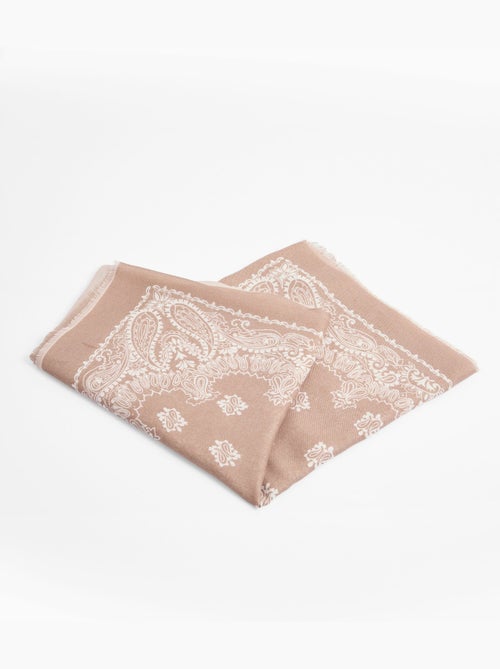 Bufanda cuadrada, patrón de bandana degradado - AFIBEL - Kiabi