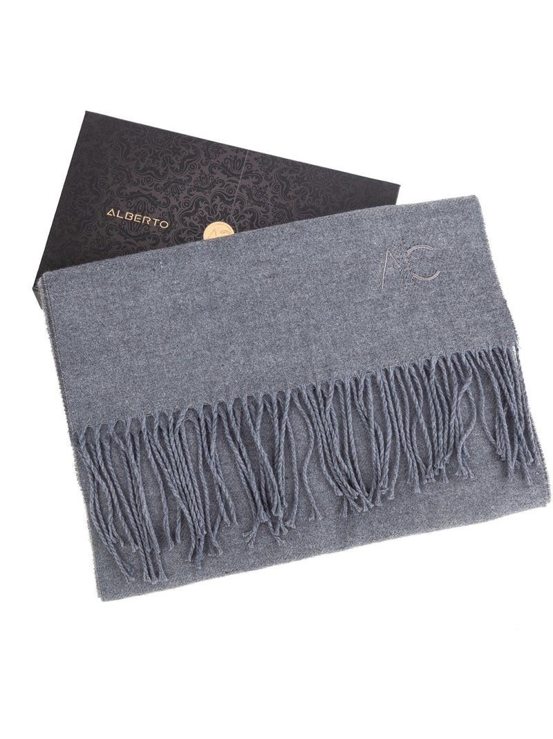 Bufanda de Cachemiraa Dolce Caldo Gris antracita - Kiabi