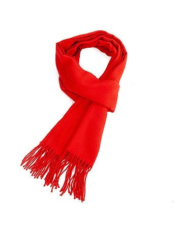 Bufanda de Cachemiraa roja Dolce Caldo