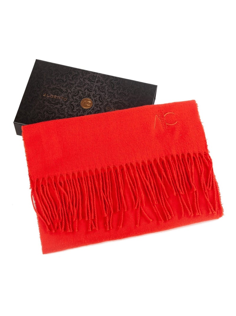 Bufanda de Cachemiraa roja Dolce Caldo Rojo - Kiabi