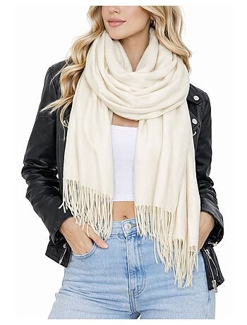 Bufanda de lana lisa Kebello