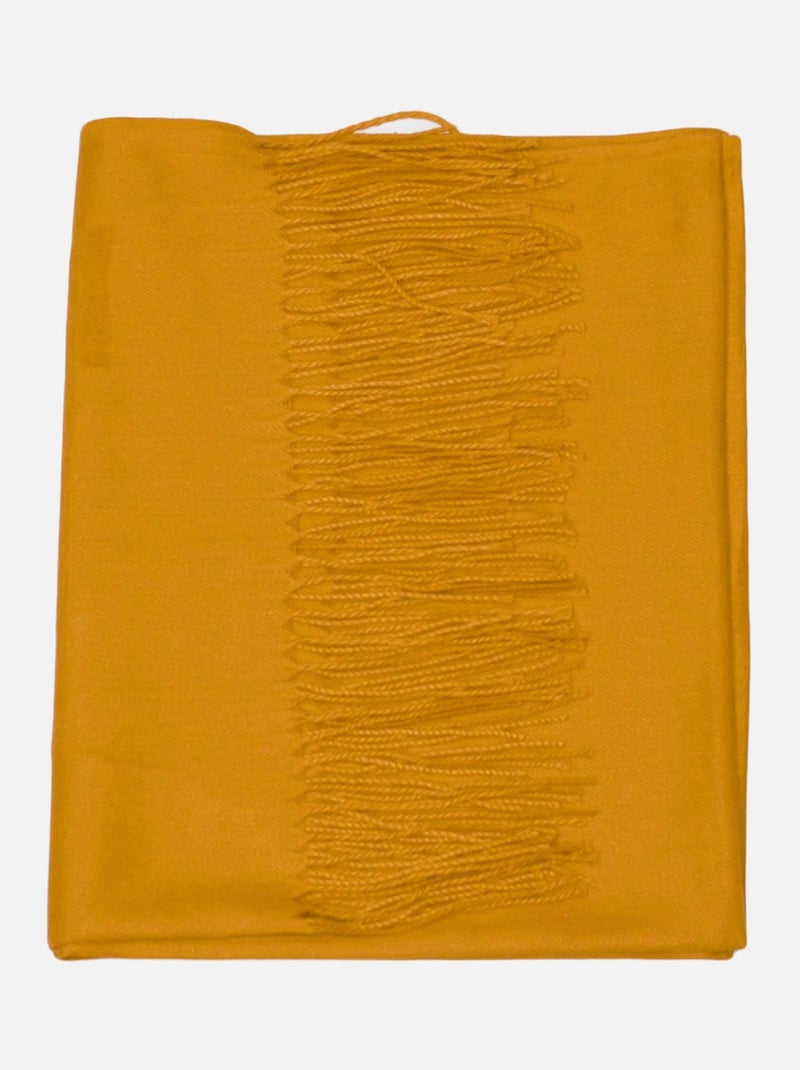 Bufanda de lana lisa Kebello Dorado/Oro - Kiabi