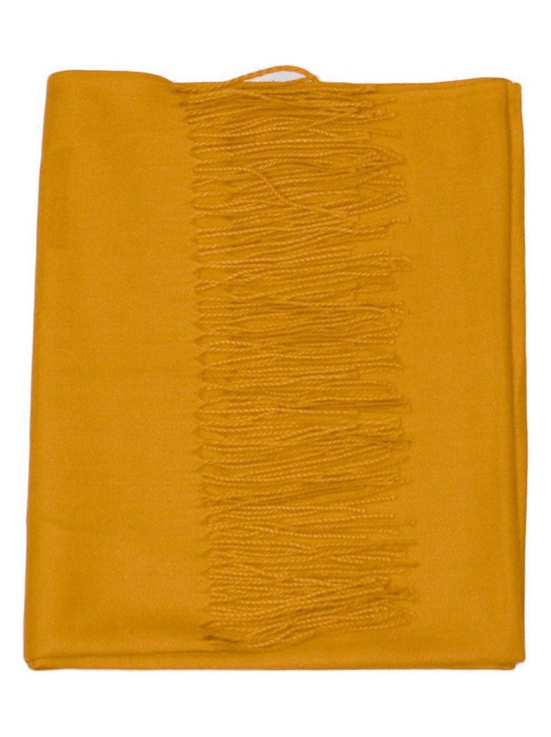 Bufanda de lana lisa Kebello Dorado/Oro - Kiabi