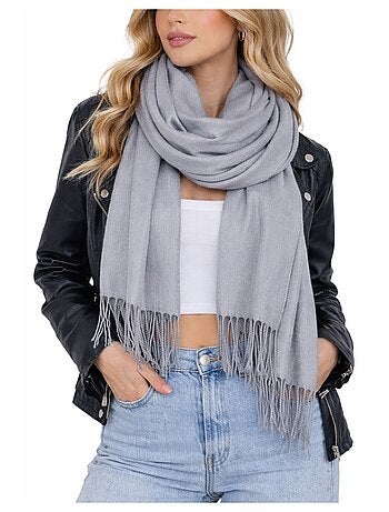 Bufanda de lana lisa Kebello