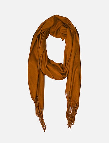 Bufanda de lana lisa Kebello