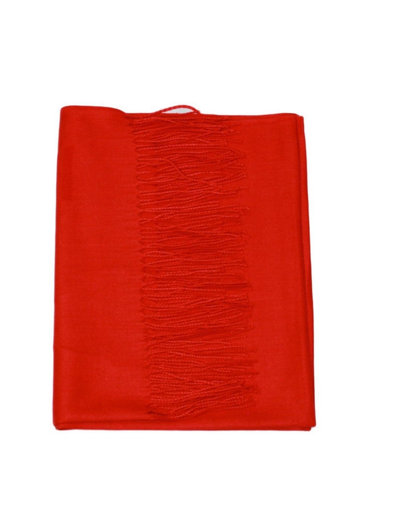 Bufanda de lana lisa Kebello Rojo - Kiabi