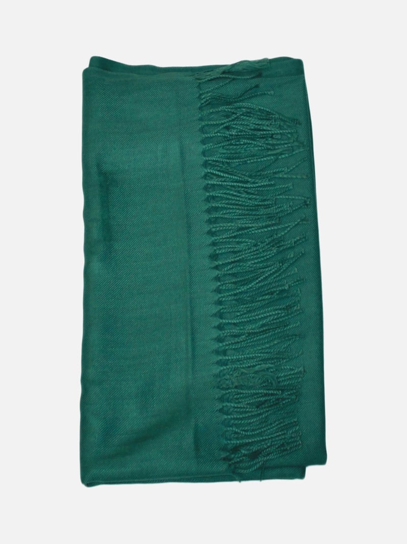 Bufanda de lana lisa Kebello Verde - Kiabi