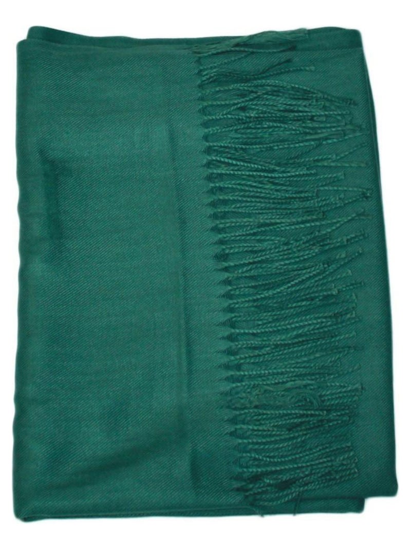 Bufanda de lana lisa Kebello Verde - Kiabi