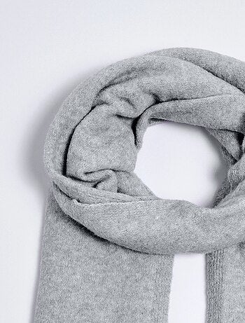 Bufanda de punto cálida con lana - Afibel