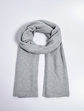 Bufanda de punto cálida con lana