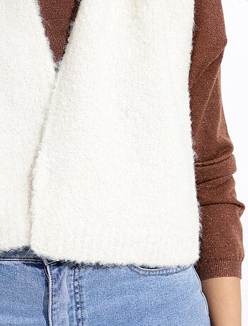 bufanda de punto cálida y esponjosa - AFIBEL