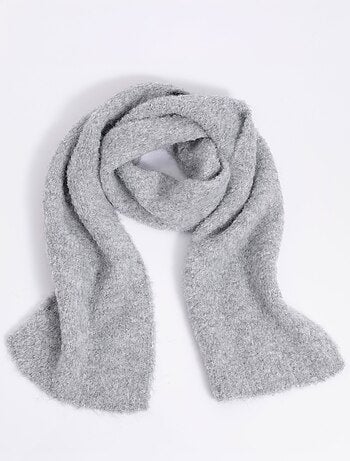 bufanda de punto cálida y esponjosa