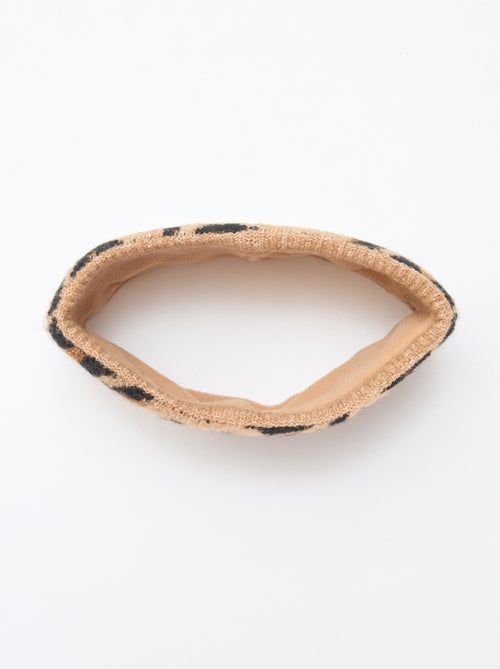 Bufanda de punto con estampado de leopardo - Kiabi Bufanda de punto con estampado de leopardo - Kiabi