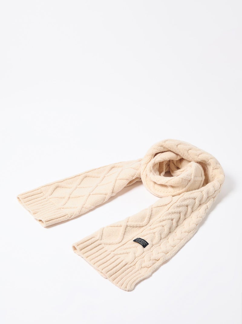 Bufanda de punto, MO Fashion Beige - Kiabi