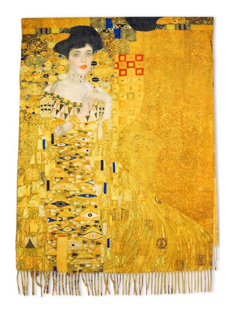 Bufanda "El beso" de Klimt Kebello Amarillo - Kiabi