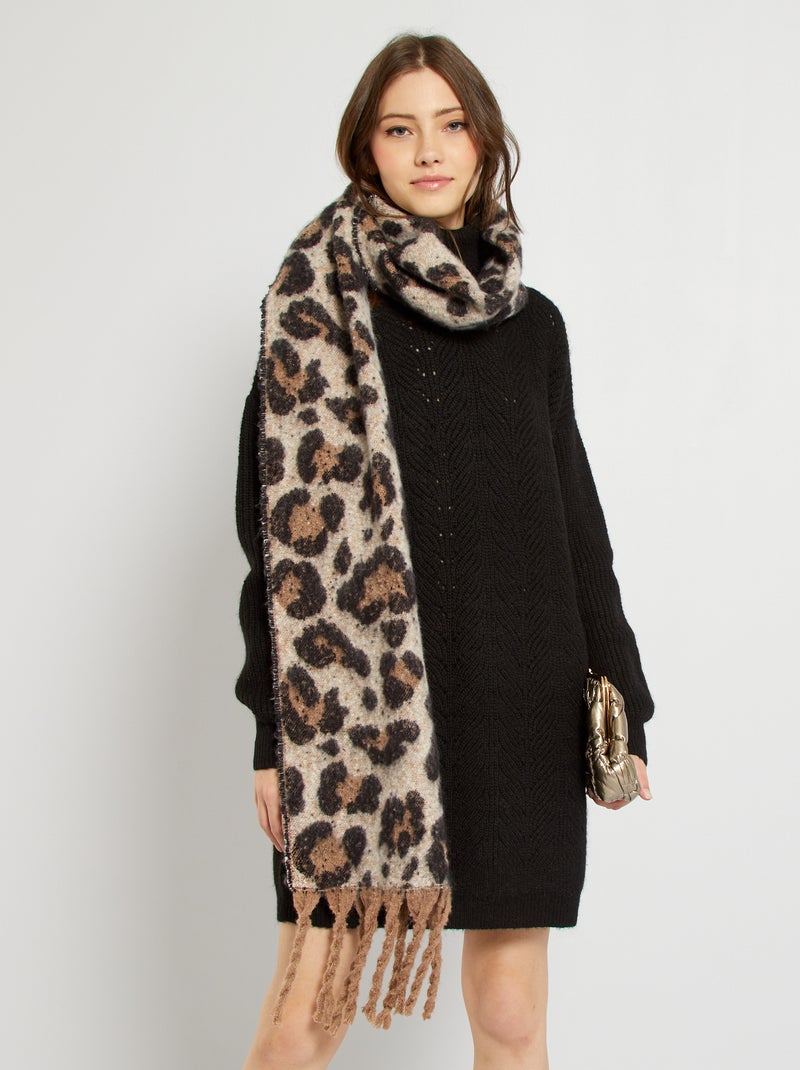 Bufanda estampada 'leopardo' leopardo - Kiabi
